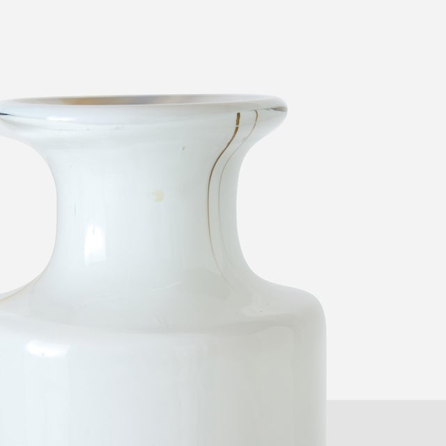 White Cascade Vase by Per Lütken for Holmegaard For Sale - Image 8 of 9
