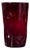 Empoli Glass Vase in Ruby Red, Italy, 1950s For Sale