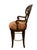 Century Furniture Pair of Century Furniture Carved Wood Swivel Bar Stools With Paisley Upholstery For Sale - Image 4 of 8
