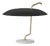 Model 537 Lamp in Brass and Marble with Black Reflector by Gino Sarfatti for Astep For Sale
