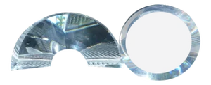 Alessio Tasca for Fusina Italian “Yo Yo & Arch” Lucite Sculptures - Set of 2