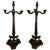 Empire Bronze Candelabras, France, Set of 2 For Sale