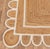 5'x8' White Trim Jute Scallop Braided Handmade Rug For Sale - Image 9 of 10