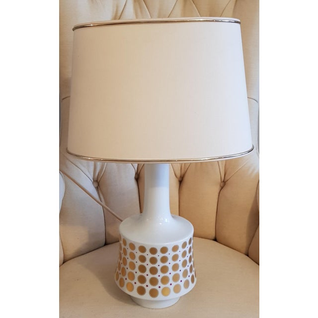 Mid-Century Modern Table Lamp and Vase from Tirschenreuth, Bavaria, Germany, 1960s, Set of 2 For Sale - Image 3 of 6