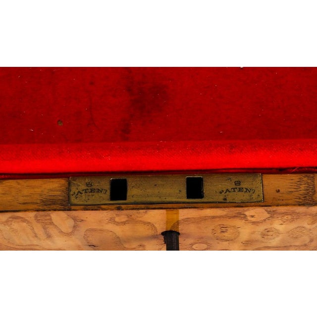 Brown Large Antique Victorian Burr Maple and Burr Walnut Casket, 19th Century For Sale - Image 8 of 10