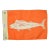"Hawaiian Marine Capture Orange Wahoo Fish Flag" For Sale
