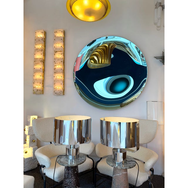 Pair of Lamps Metal by Paolo Caliari for Linea T. Italy, 1970s For Sale - Image 16 of 17