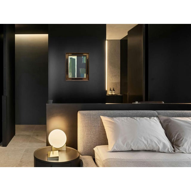 Paint “Natures Harmony" Abstract Art in Antique Frame, Transitional Living Room Art by JTS For Sale - Image 7 of 10