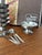 1970s Vintage French Bistro Style Stainless Steel Ice Cream Bowls and Spoons from Jean Couzon, 1970s, Set of 12 For Sale - Image 5 of 8