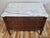 Pair Vintage Empire Directoire French Style Bronze & Marble Top Bed End Commodes For Sale - Image 10 of 18