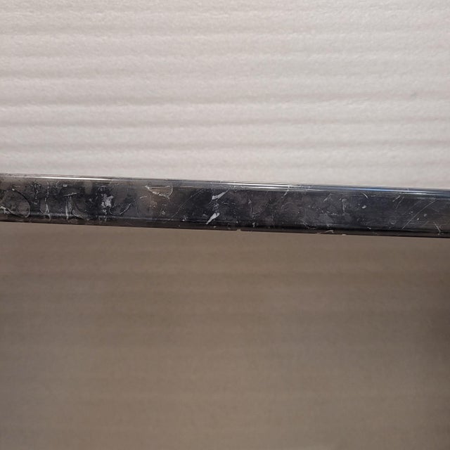 Marquina Black Marble Console by Angelo Mangiarotti, 1970 For Sale - Image 13 of 18