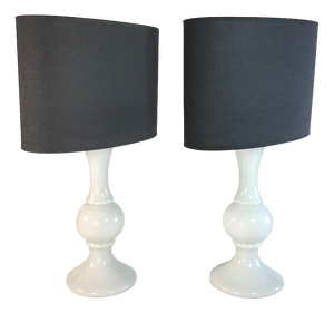 Glass Table Lamps from Luxus, 1960s, Set of 2