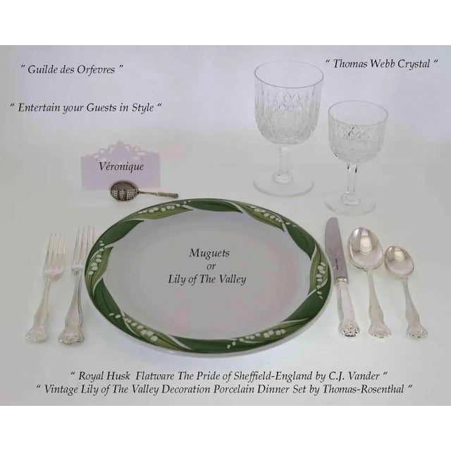 New Royal-Husk Silverplate Flatware Set for 12- 75 Pieces For Sale - Image 10 of 13