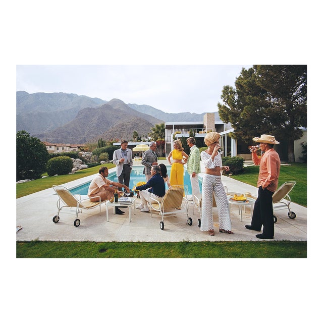 Desert House Party Slim Aarons C Print For Sale