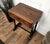 Antique Italian Burl Wood Carved Legs Sewing Side Table, 1890s For Sale - Image 6 of 10