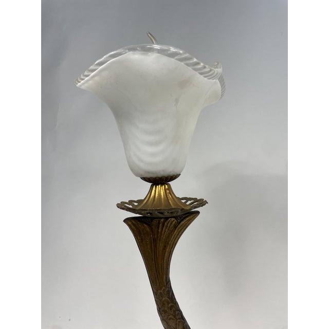 Vintage Brass Lamps, 1920s, Set of 2 For Sale - Image 4 of 16