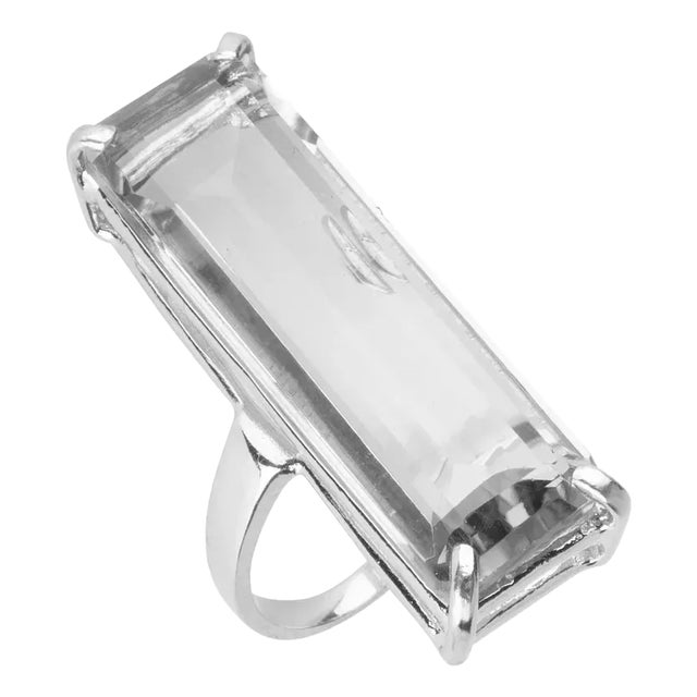 Lucille Ring, Silver, Size 7 For Sale