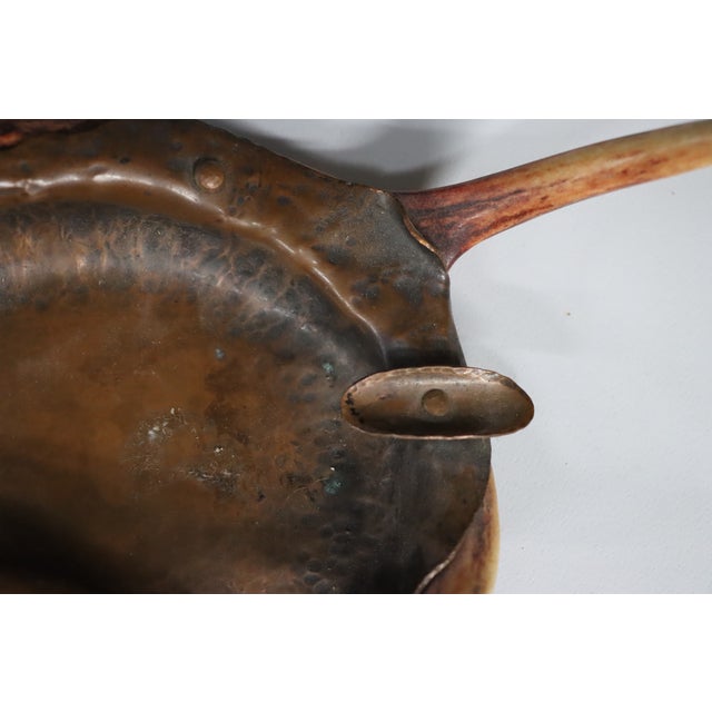 Berry & Co. Copper Ashtray With Deer Antler Handle For Sale In Philadelphia - Image 6 of 14