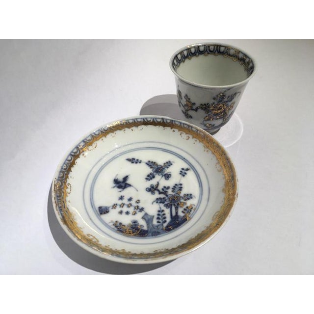 Ceramic Mid-18th Century Porcelain Cup with Dish from Meissen, Set of 2 For Sale - Image 7 of 16