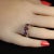 14K White Gold Color-Shift Garnet Ring – A Stunning Tribute for Garnet Lovers and January Babies! Surprise someone special...