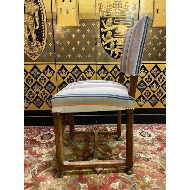 Brown Renaissance Style Oak Chairs, Set of 8 For Sale - Image 8 of 10