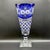 Vintage Crystal Cobalt Blue Overlay Cut Crystal Vase from Meissen, 1960s For Sale - Image 6 of 18