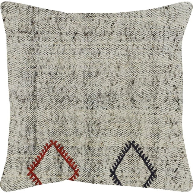 Traditional 1960s Turkish Rag Pillow For Sale - Image 3 of 3