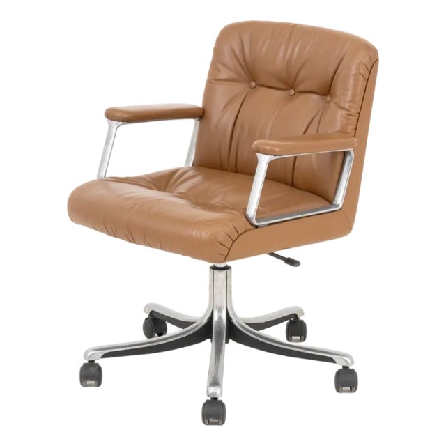 Osvaldo Borsani Swivel Office Chair, Ca. 1970 For Sale