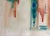 Wood 1970s Fantastic Abstract Watercolor by French Artist, Marie Luare-Ilie For Sale - Image 7 of 11