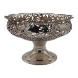 19th Century Forbes Silverplate Footed Bowl For Sale