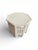 2020s Contemporary Moroccan Octagonal Hand-Carved White Inlaid Side Table For Sale - Image 5 of 9