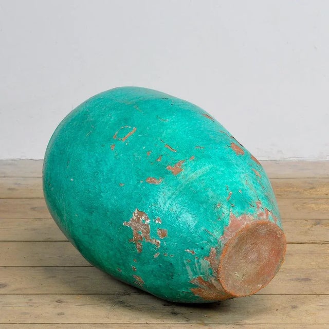 Turkish Terracotta Olive Jar or Garden Urn, 1975 For Sale - Image 6 of 8