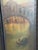 Fabulous 19 th century Antique Italian folders big screen room divider. Venetian screen of Ponte Rialto , Handpainted on...