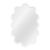 Wavy White Oval Wall Mirror for Modern Bathroom – Hvyli Oval 60 For Sale