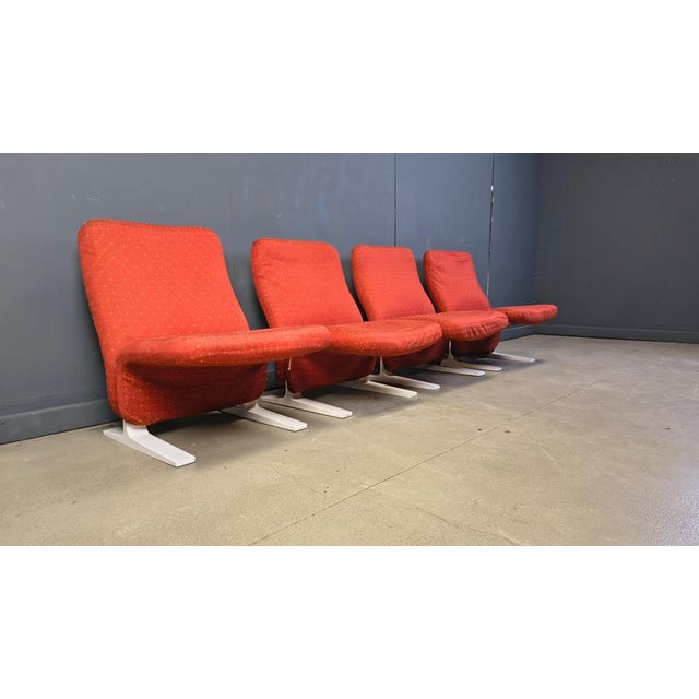 Concorde Chairs from Pierre Paulin, 1960s, Set of 4 For Sale - Image 12 of 16
