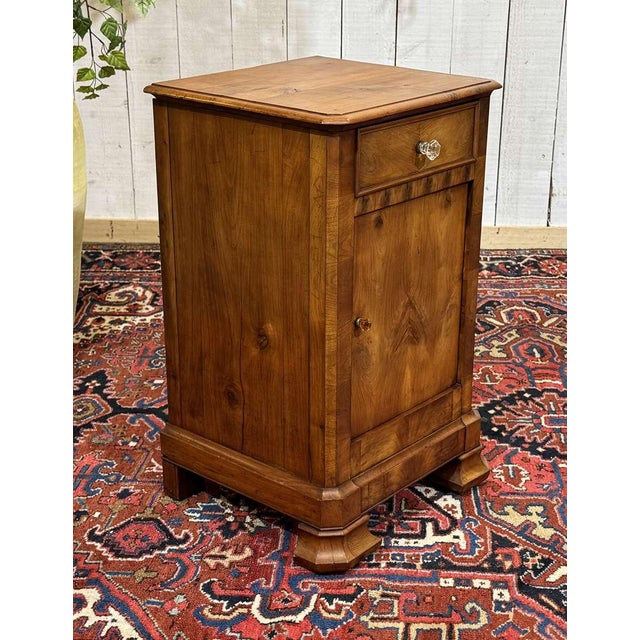Louis Philippe Bedside Table in Cherry Wood, 1800s For Sale - Image 10 of 14