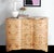 2020s Matthew Izzo Home Plymouth Light Burlwood Three Drawer Chest With Acrylic and Brass Drawer Pulls For Sale - Image 5 of 7