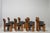 Black Vintage ​Africa Dining Chairs by Afra & Tobia Scarpa for Maxalto, 1975, Set of 8 For Sale - Image 8 of 16