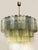 Murano Mid Century Modern Italian Amber and Fumè "Tronchi" Murano Glass Chandelier by Simoeng For Sale - Image 4 of 7