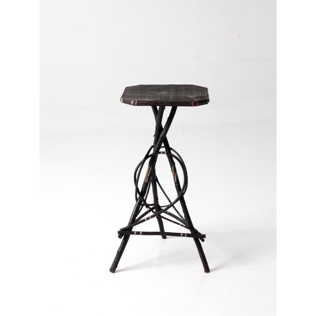 American Antique Adirondack Twig Table For Sale - Image 3 of 15