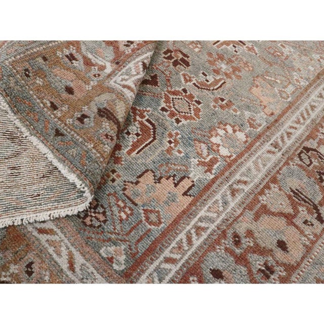 Galerie Shabab Collection Early 20th Century Persian Malayer Throw Rug For Sale - Image 10 of 10