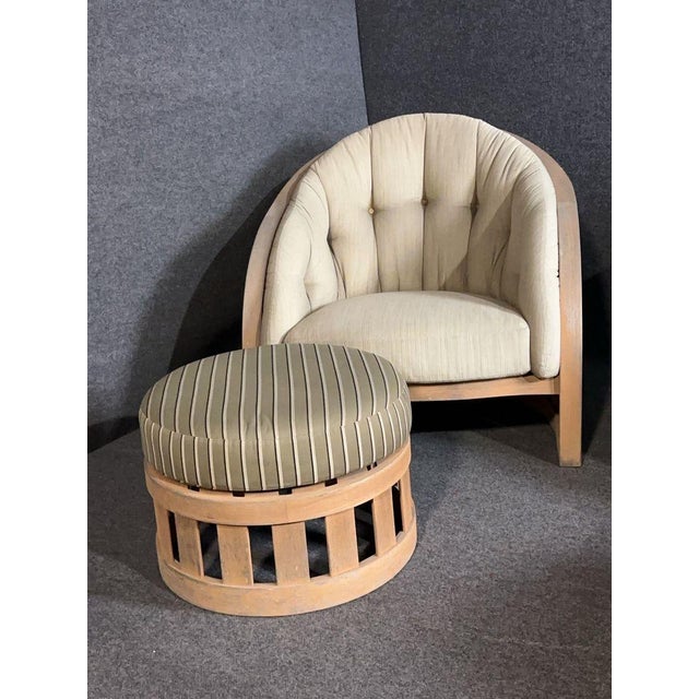 2000 - 2009 Summit Picket Lounge Chairs and Ottomans Patio Furniture For Sale - Image 5 of 12