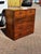 Antique Brass Bound Campaign Chest, Military Chest. Splits In 2 Pieces. Fine Proportions, Splits In 2 Pieces. 97 cms high...