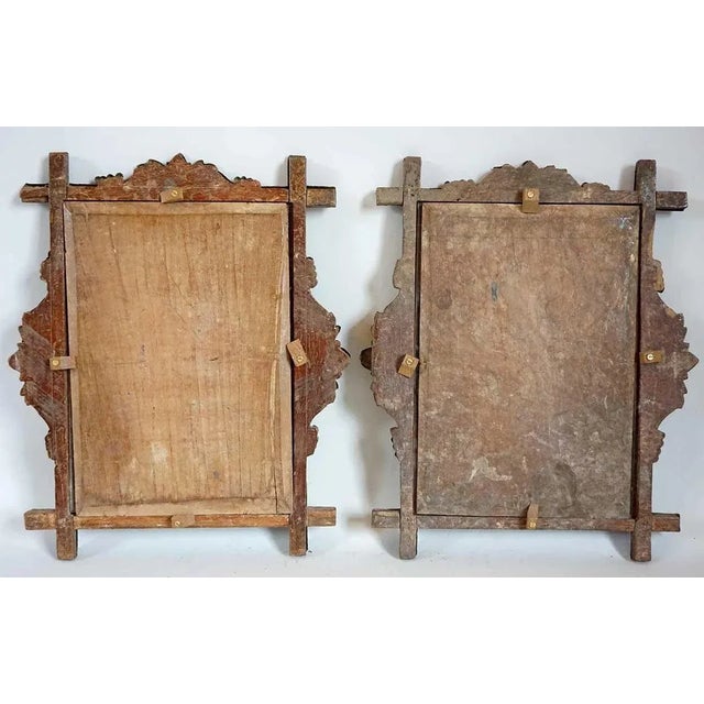 Traditional 19th Century Indo-Portuguese Silver Frames - A Pair For Sale - Image 3 of 6