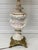 Vintage Italian Capodimonte Lamp Base - Rococo Porcelain With Swans & Roses For Sale In Washington DC - Image 6 of 12