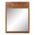 Lane Staccato Mid Century Oak Brutalist Mirror For Sale