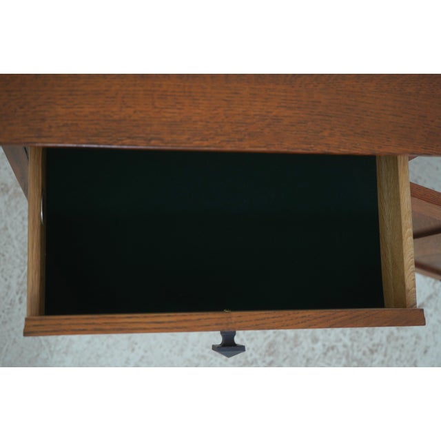 2020s Pair Stickley Mission Oak Highlands Nightstands For Sale - Image 5 of 18