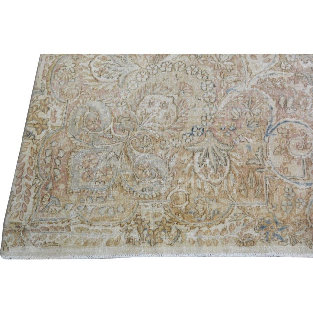 Turkish Vintage Turkish Anatolian Hand Knotted Wool Rug, 10'4x18'3 For Sale - Image 3 of 5