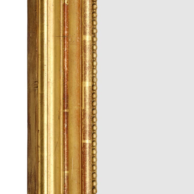 French 19th Century Louis Philippe Giltwood Mirror For Sale In Austin - Image 6 of 9
