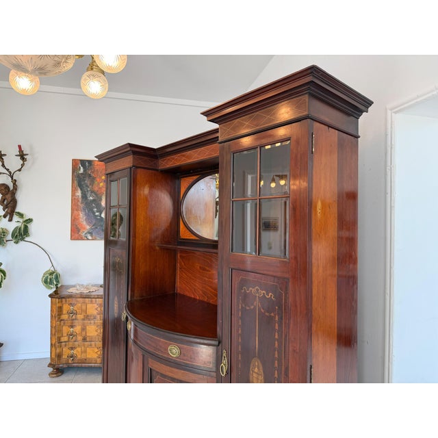 Art Nouveau Bookcase, 1890s For Sale - Image 5 of 13